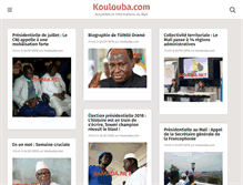 Tablet Screenshot of koulouba.com